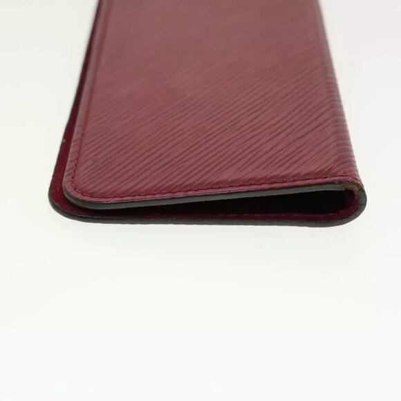 LOUIS VUITTON Epi iPhone X / XS Folio iPhone Case Fuchsia - Picture 5 of 10